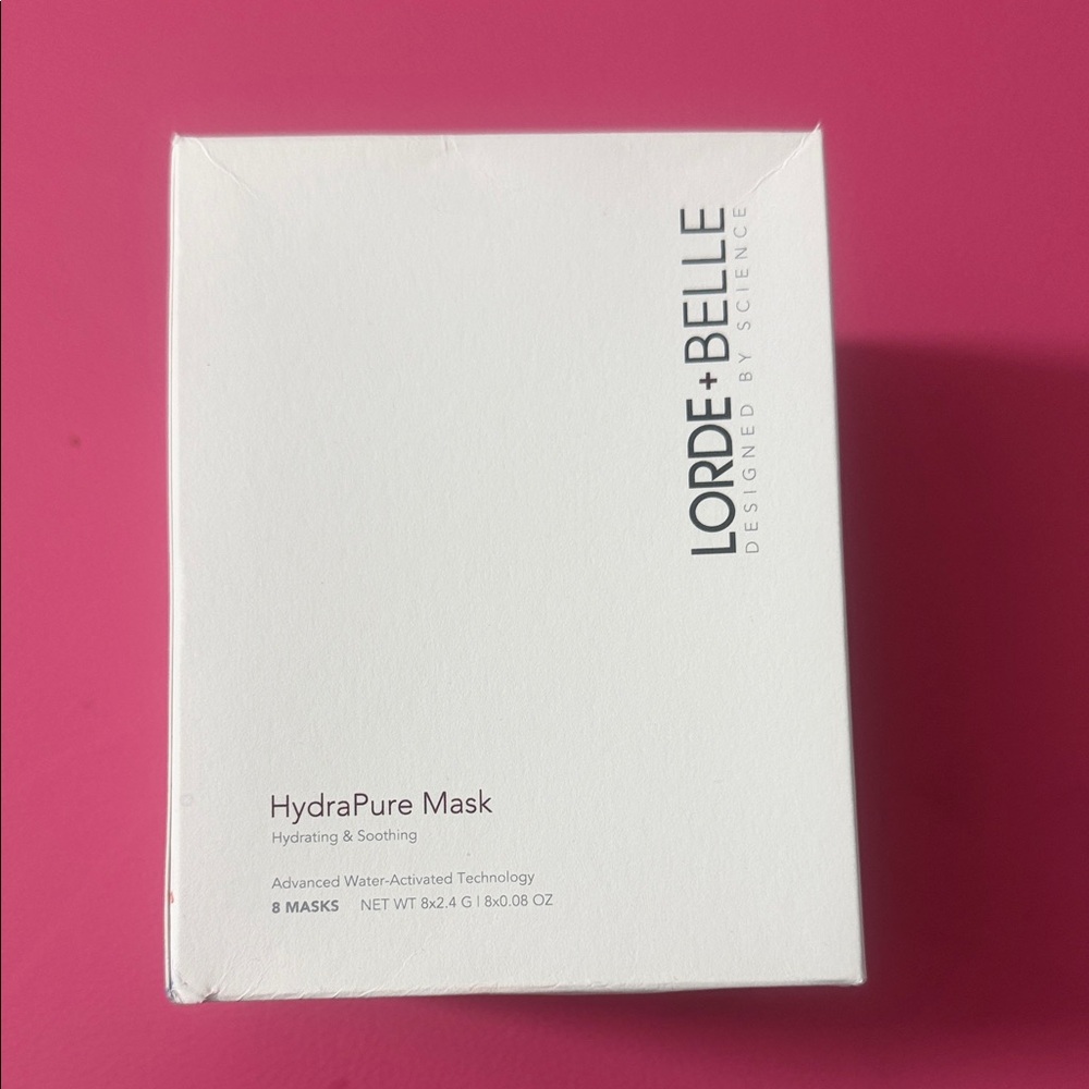 Lorde + Belle HydraPure Mask - White